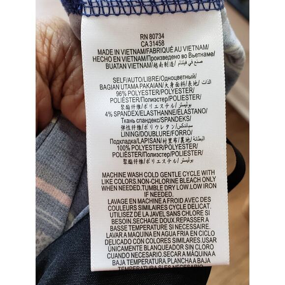 BCBGMAXAZRIA Long Maxi Dress Womens Small Multi Geo Print Pleated Drape Pocket - Picture 6 of 12